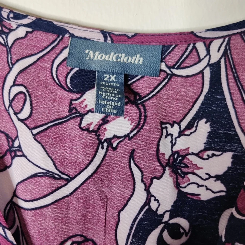Modcloth Baroque Bouquet Maxi Dress in Sz. 2X NWT - Picture 4 of 8